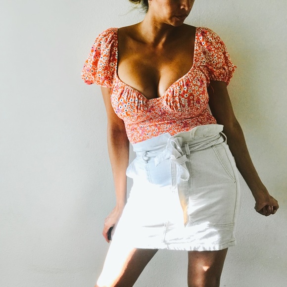 Skylar + Madison flower print top size M - Picture 2 of 9